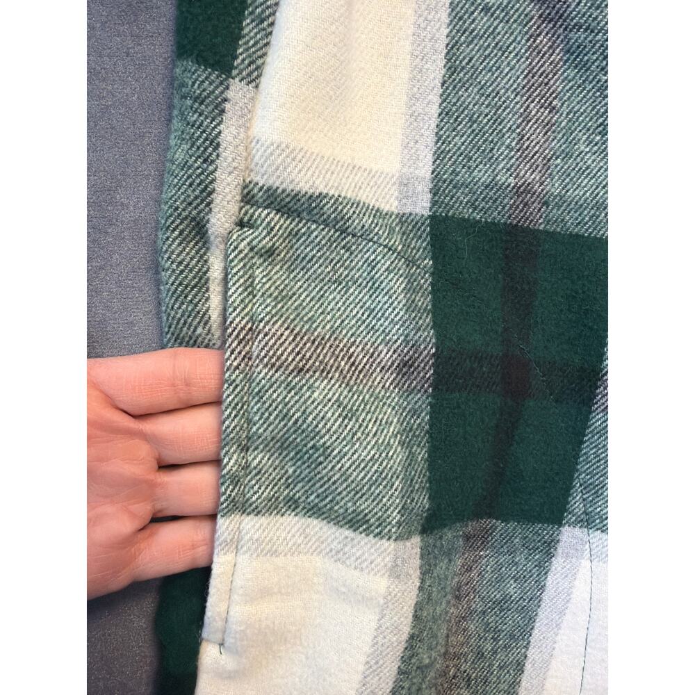 HFX Women's Button Down Front Pocket Shirt Jacket Green Size Med - Picture 5 of 8